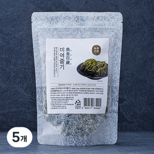 어식백세 미역줄기, 350g, 5개