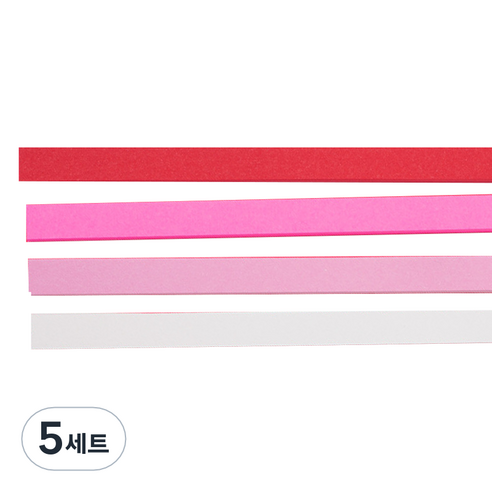 미소로운 이벤트 양면 별 종이접기 멀티페이퍼 레드 그라데이션 540p 세트, 5세트, 4색