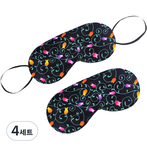 그린라이프 허브 눈찜질팩 + 커버 블루, 4세트