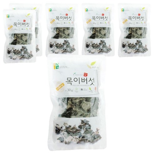베다니식품 목이버섯, 30g, 6개