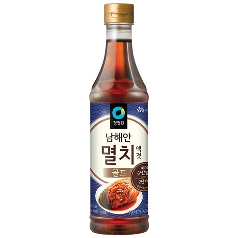 청정원 남해안 멸치액젓 골드 최고의 맛과 퀄리티를 선사하는 멸치액젓!
