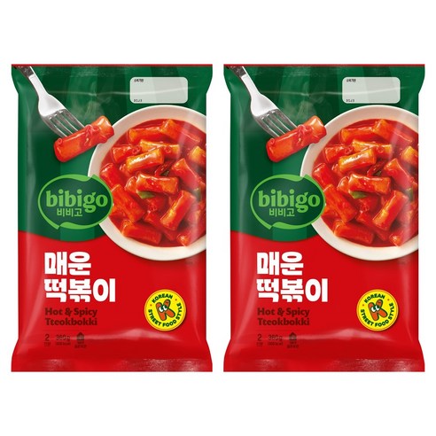 비비고 매운떡볶이, 360g, 2개