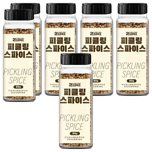 조은약초 피클링 스파이스, 80g, 6개