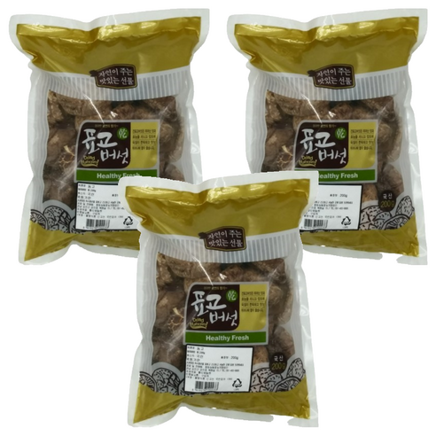 버섯꽃필때 건표고버섯동고, 200g, 3개