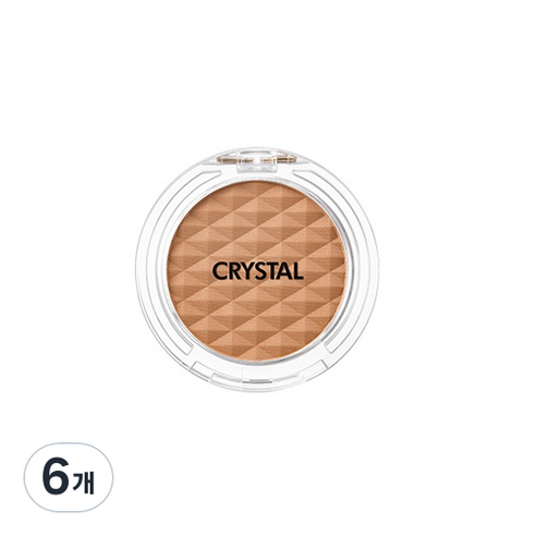 토니모리 크리스탈 블러셔 6g, 브론징브라운, 6개