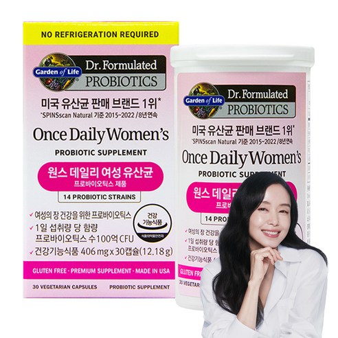 가든오브라이프 닥터포뮬레이티드 원스 데일리 여성 유산균, 30정, 1개