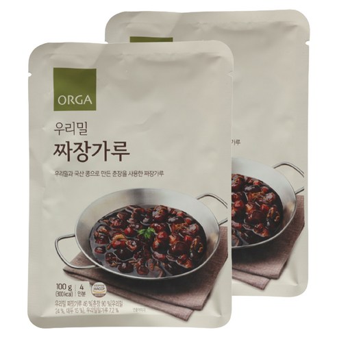 올가홀푸드 우리밀 짜장가루, 100g, 2개