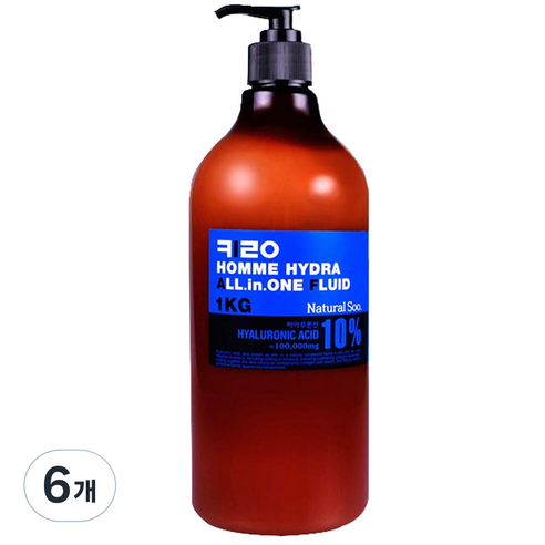 내추럴수 키로 옴므 하이드라 올인원 플루이드, 1000g, 6개