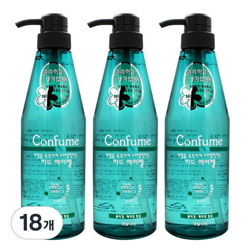 과일나라 컨퓸 하드 헤어젤, 600ml, 18개