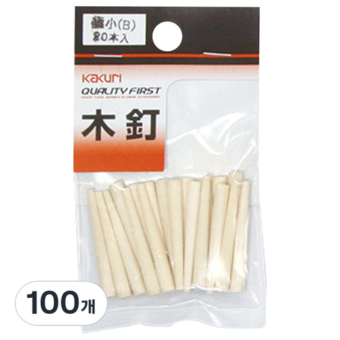 가쿠리 나무못 Extra Small B 35mm 54116, 100개