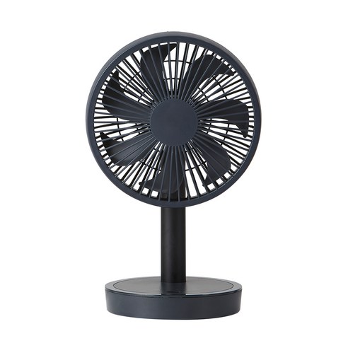 르젠 충전식 무선 탁상용 휴대용 선풍기, LZMF-S300, 네이비