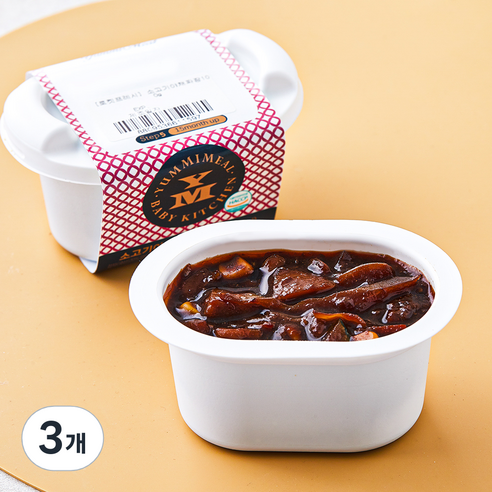 얌이밀 소고기 야채 짜장, 100g, 3개