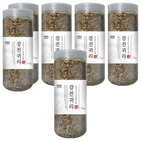 건강곡간 강진귀리 통, 1kg, 6개
