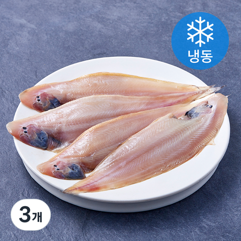 아라장 국내산 군산박대 (냉동), 3개, 520g(65g 내외 8미)