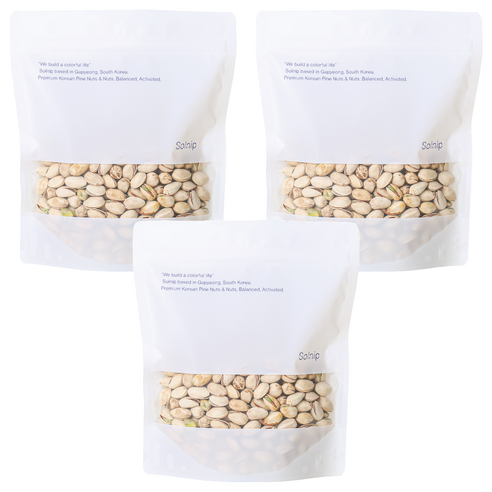 솔닙 독특한 풍미 가득 생 피스타치오, 400g, 3개