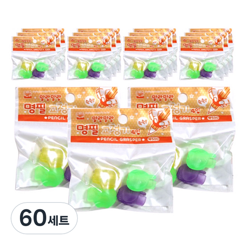 영아트 명필교정기 4p, 혼합 색상, 60세트