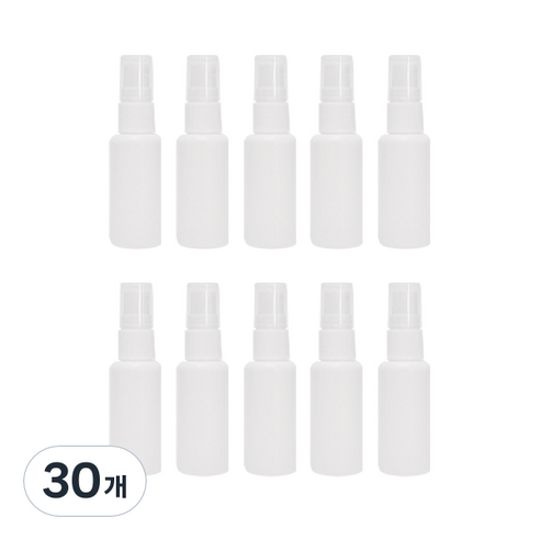 화장품 소독제 리필용 스프레이 용기 30ml, 30개