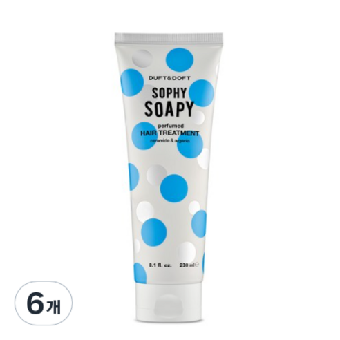 더프트앤도프트 소피소피 퍼퓸드 트리트먼트, 6개, 230ml
