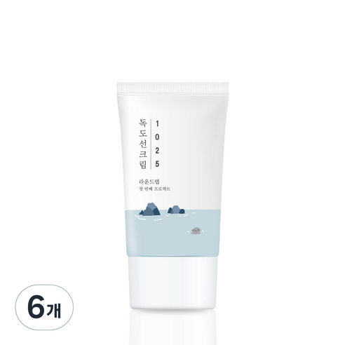 라운드랩 1025 독도 선크림 SPF 50+ PA++++, 50ml, 6개