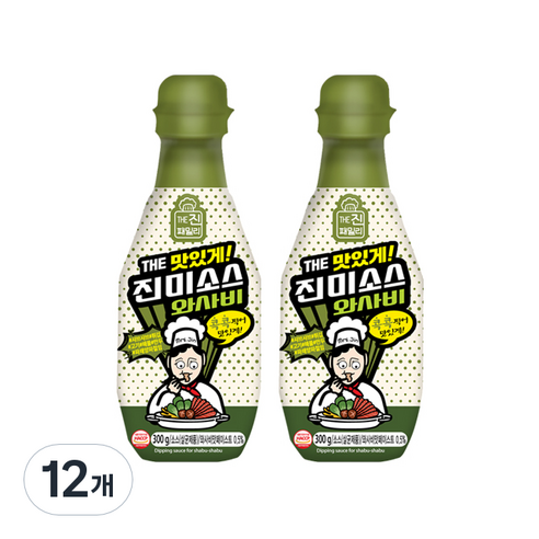 진미 소스 와사비, 300g, 12개
