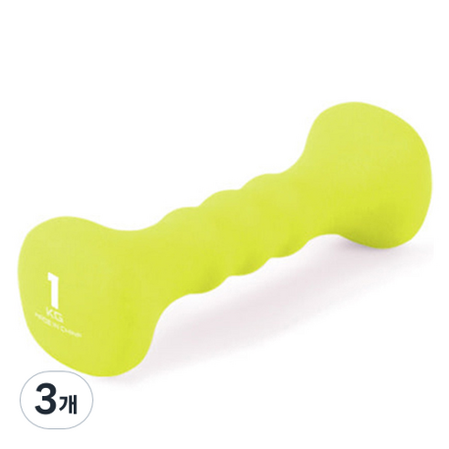 아이워너 네오프렌 사각 컬러아령, 1kg, 3개