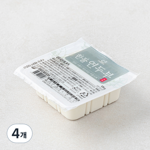 한둘 연두부, 125g, 4개