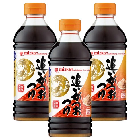 미쯔칸 농축 쯔유, 500ml, 3개