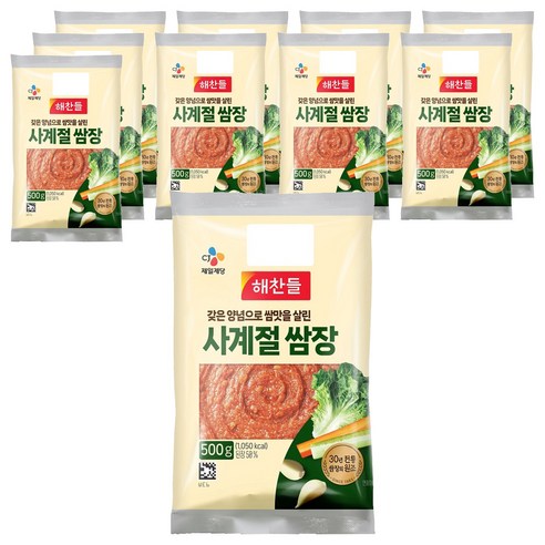 사계절 쌈장, 500g, 10개