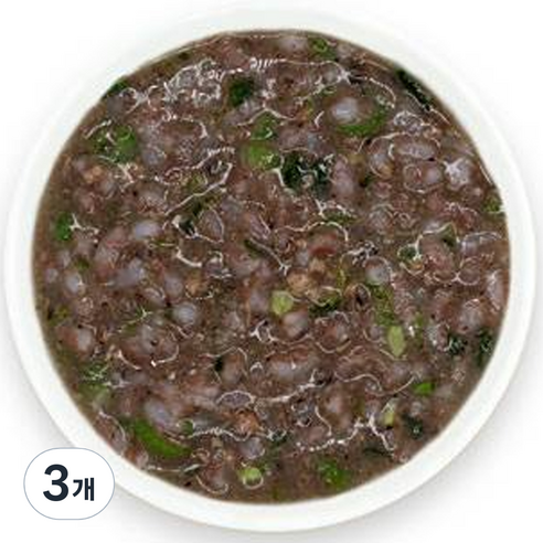짱죽 유아용 실온 이유식 중기 한우흑미죽, 160g, 3개