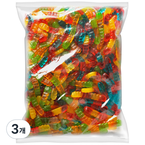 피니 웜 젤리, 1kg, 3개