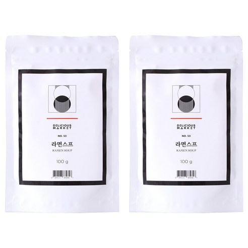 딜리셔스마켓 라면 스프, 100g, 2개