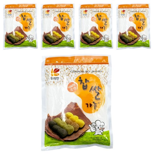 뚜레반 국산 찹쌀가루 A+, 5개