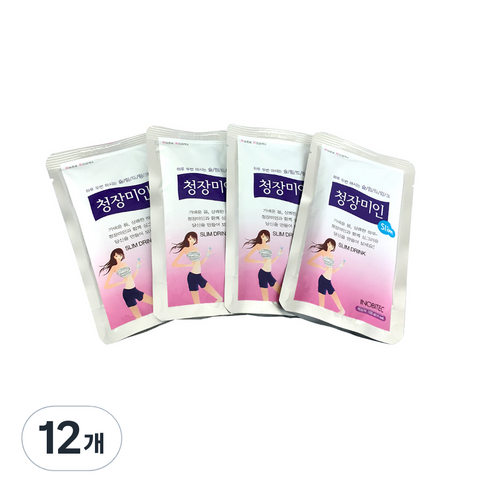 청장미인 슬림드링크, 100ml, 12개