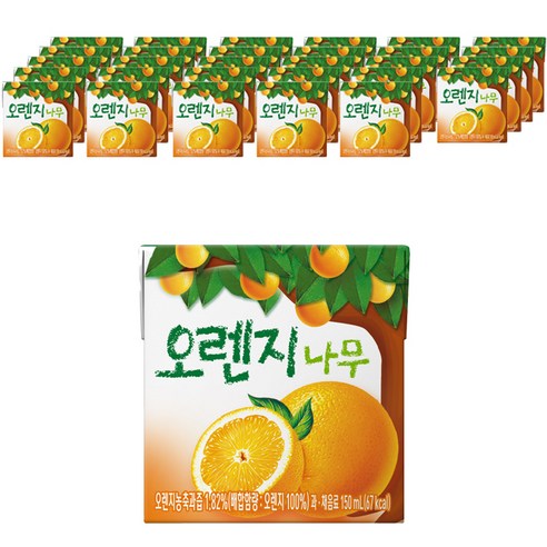 서울우유 오렌지나무 주스, 150ml, 120개