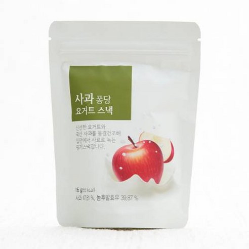 올가 과일퐁당 요거트스낵 16g, 사과, 1개