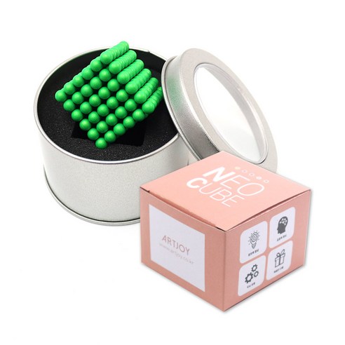 아트조이 네오큐브 5mm + 철제케이스 + 종이케이스, 야광, 1개