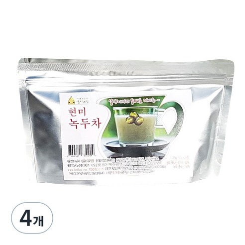현미그린 현미 녹두차, 4.5g, 25개입, 4개