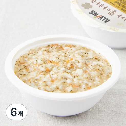 엘빈즈 후기 10~13개월 이유식 한우 야채 진밥, 180g, 6개, 혼합맛(한우/야채)