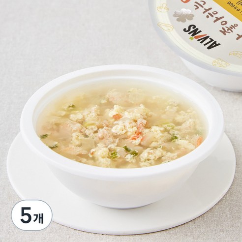 엘빈즈 대게살 계란국, 160g, 5개