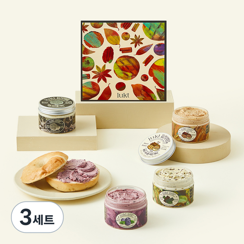[로켓프레시] LUKT 버터 4종 선물세트 350g, 350g, 3세트