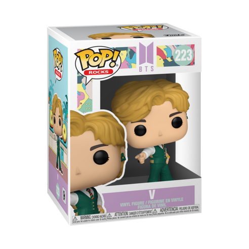 Funko 팝 BTS 다이너마이트 뷔 피규어 48113, 1개