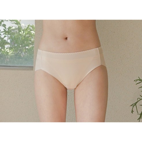 섬세한 피부를 위한 쾌적하고 편안한 선택, 판도라by비비안 통기성 햄라인 삼각팬티