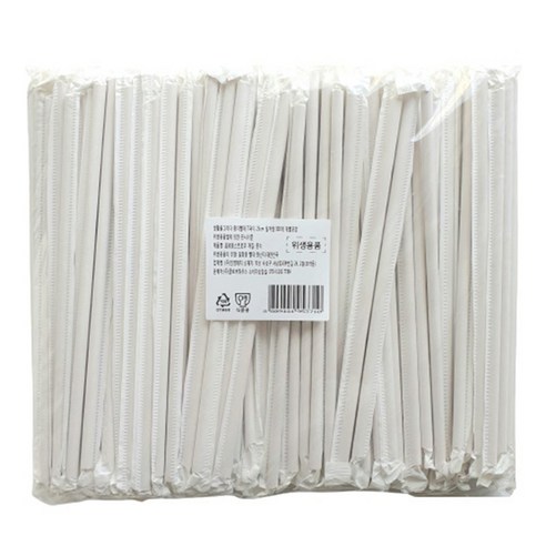 생활을그리다 종이빨대 일자형 7 x 250 mm, 300개입, 1개