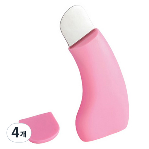 코쿠리코 블랙헤드제거 피지제거기 피지압출기 피지흡입기 4 x 9.5 cm, 4개, 핑크