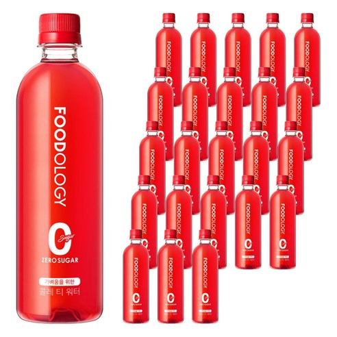 푸드올로지 콜레 티 워터 제로슈가, 500ml, 24개