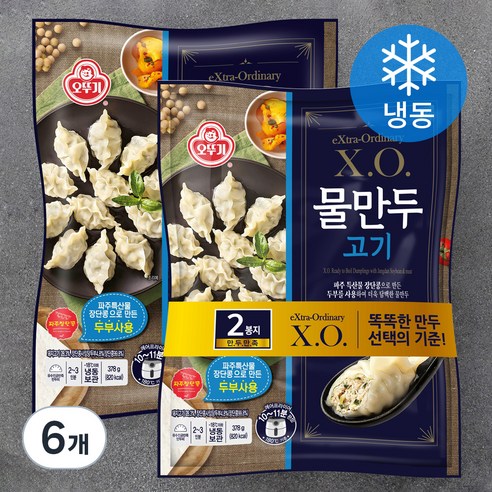 오뚜기 XO 물만두 고기 (냉동), 378g, 6개