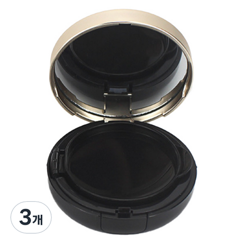 무아누 미니 쿠션 케이스 50 x 22 mm, 3개, 블랙