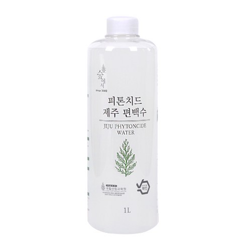 숲에서 피톤치드 제주 편백수, 1L, 1개