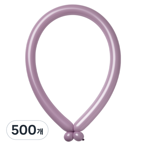 조이벌룬 260풍선, 파스텔더스크 라벤더, 500개