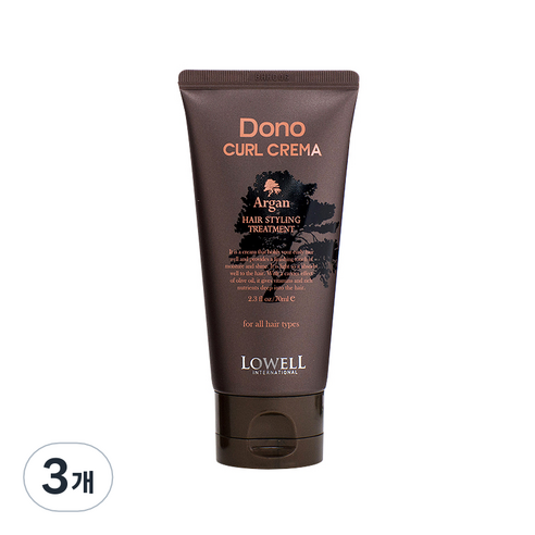 로웰인터내셔널 도노 미니 컬 크레마, 70ml, 3개